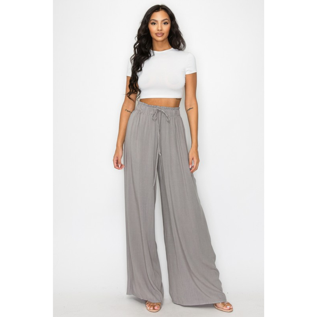 Capri Wide Leg Pants (3 colors)