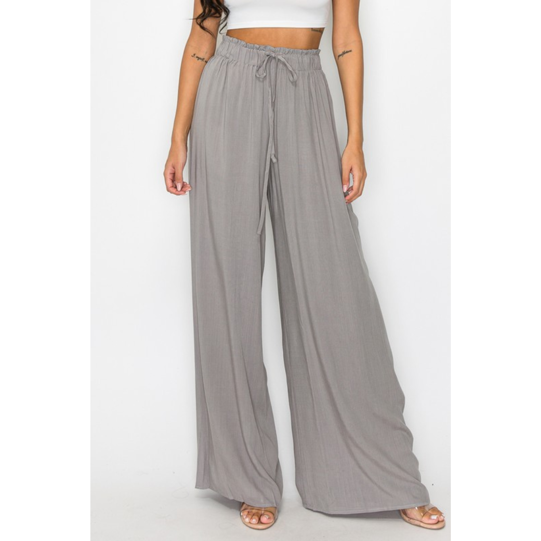 Capri Wide Leg Pants (3 colors)