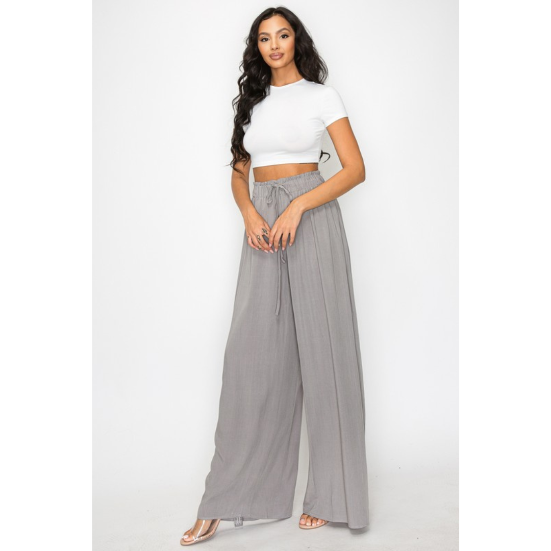 Capri Wide Leg Pants (3 colors)