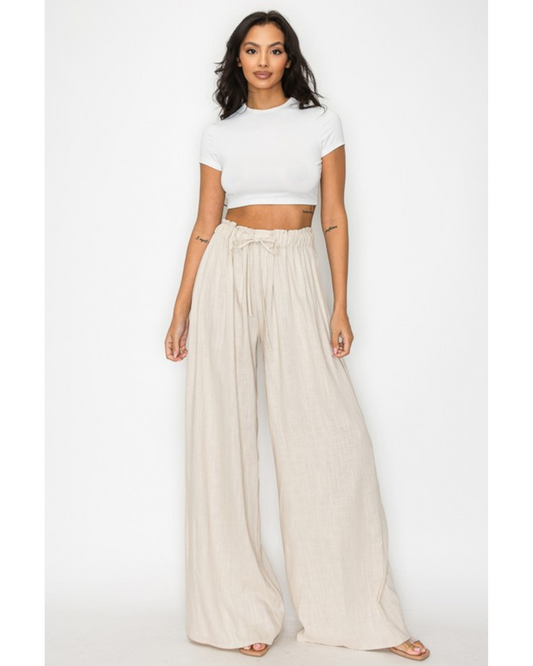 Capri Wide Leg Pants (3 colors)