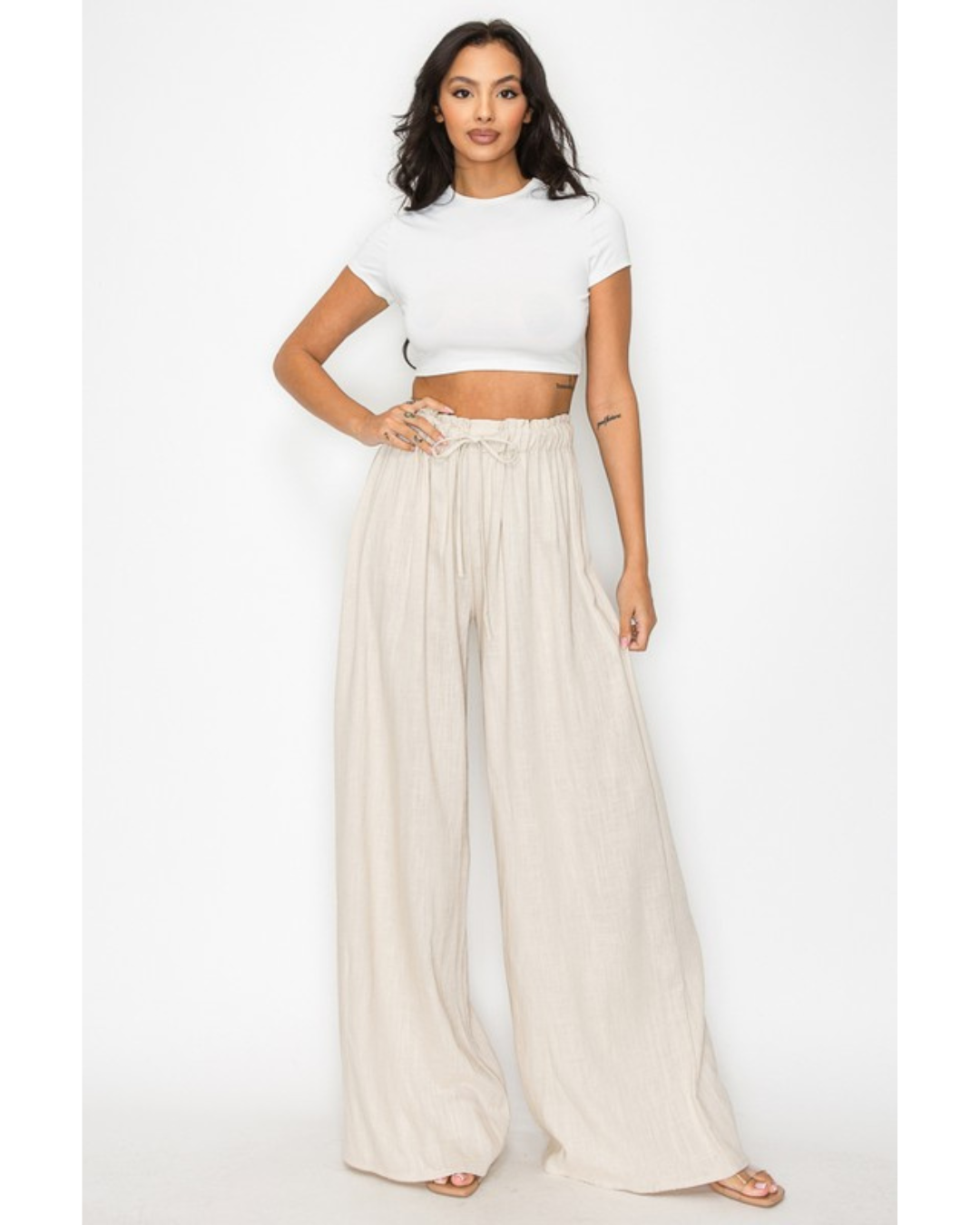 Capri Wide Leg Pants (3 colors)
