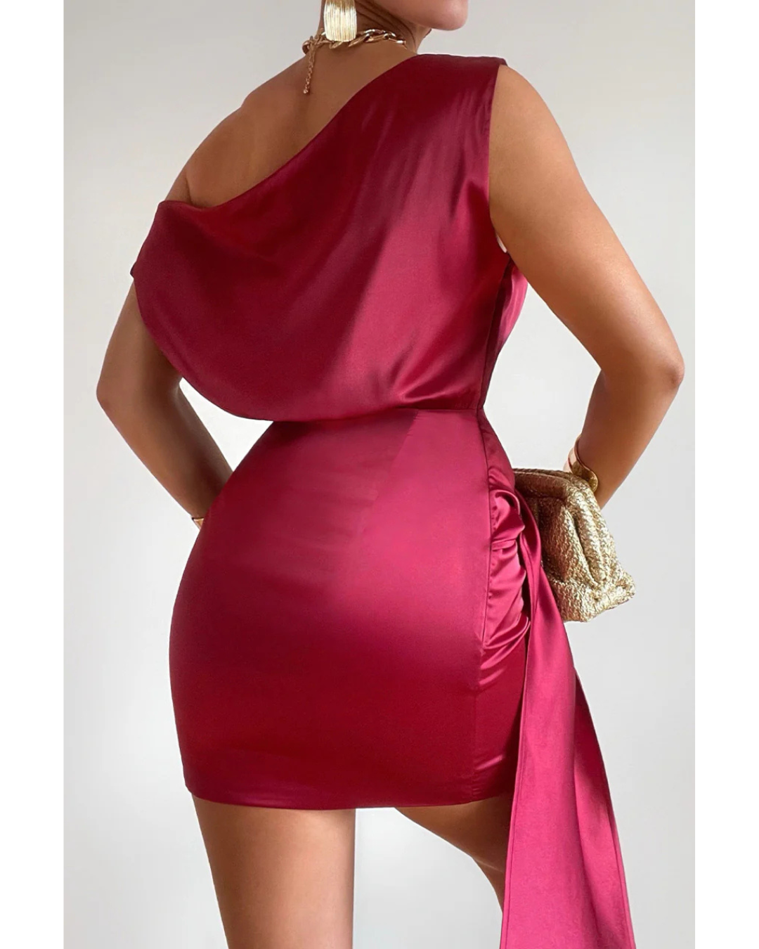 Charisma Mini Dress - Burgundy