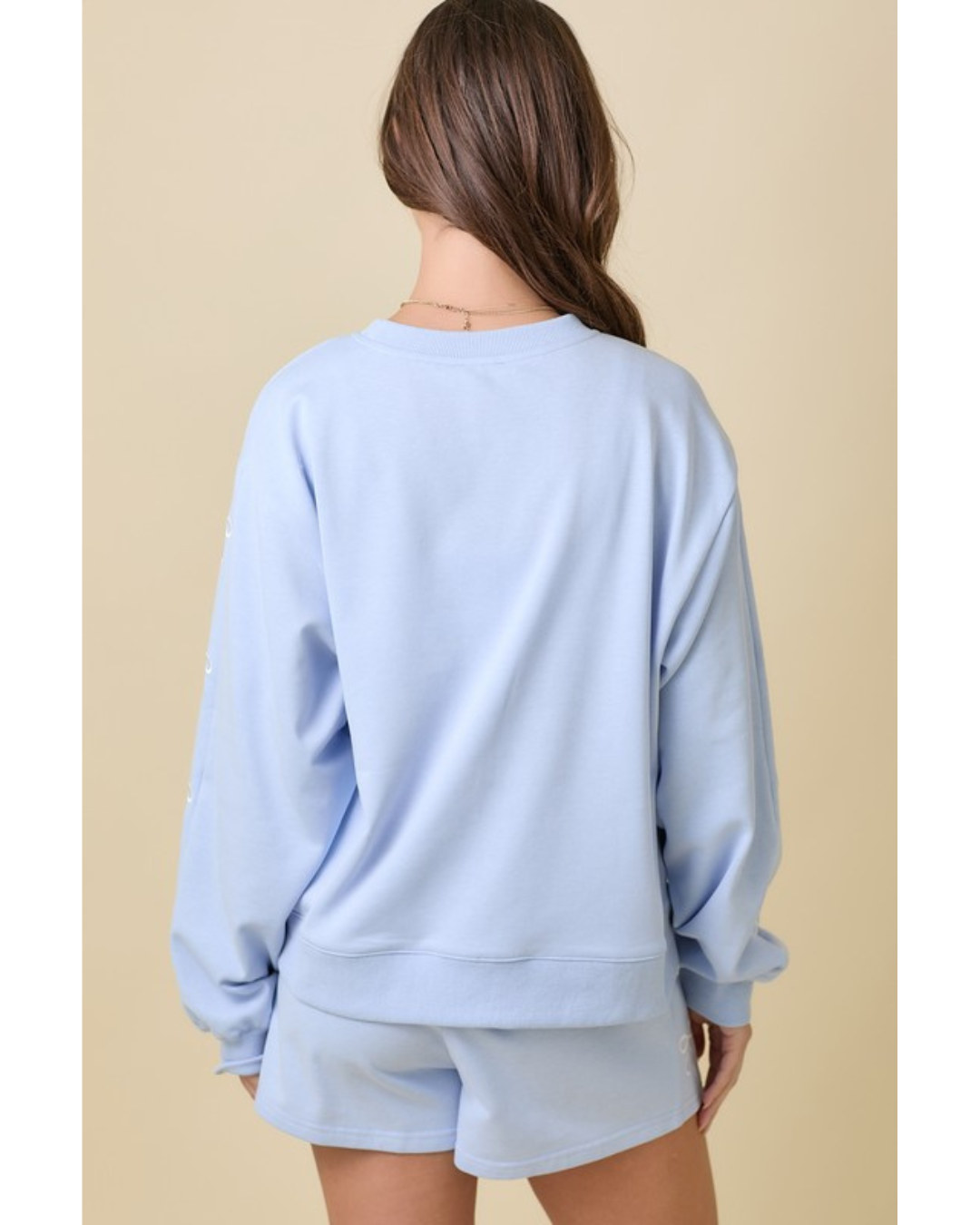 Claire Bows Sweater & Shorts Set