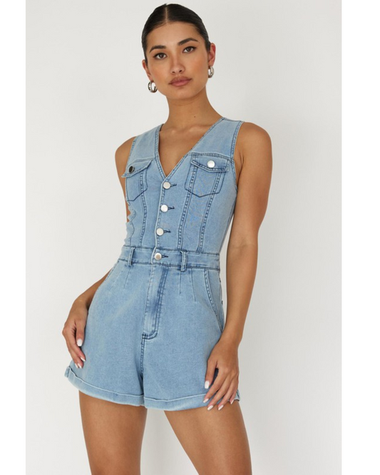 Dakota Denim Romper