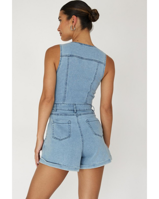 Dakota Denim Romper