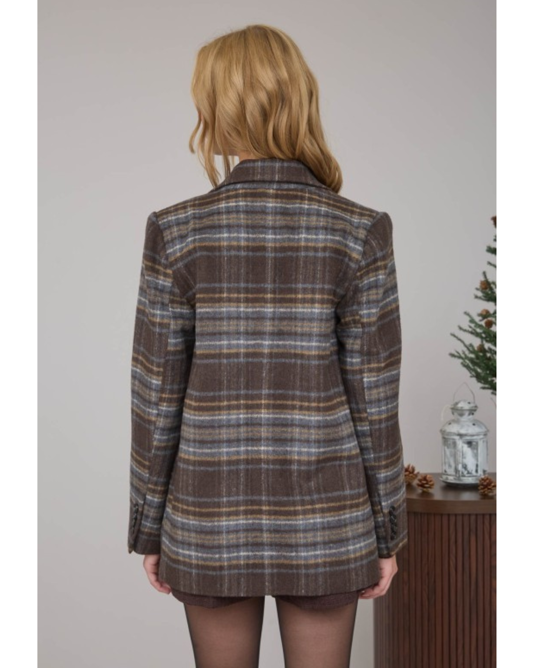 Maeve Plaid Blazer