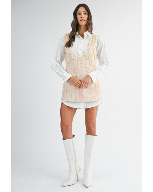 Penny Tweed Mini Dress