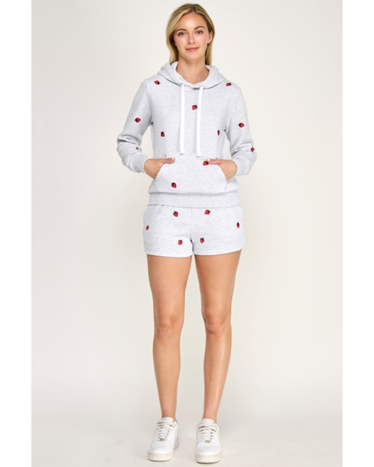 Strawberry Hoodie Set (2 colors)