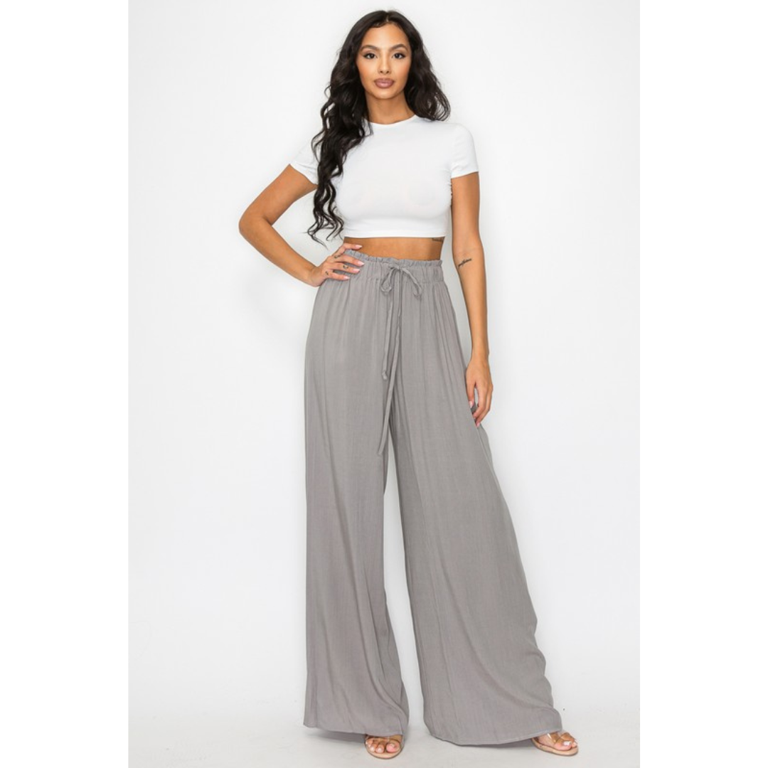 Capri Wide Leg Pants (2 colors)