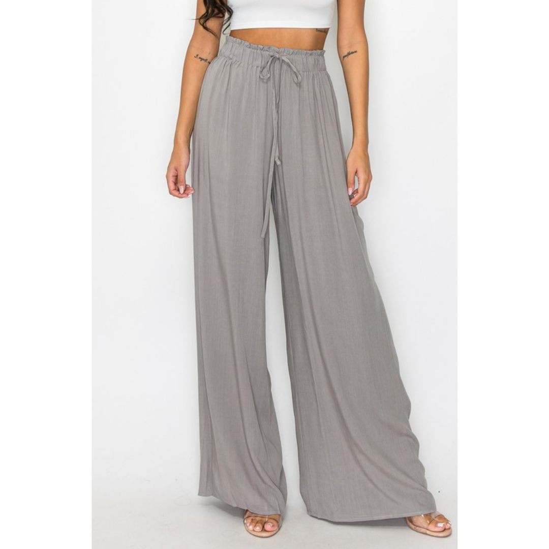 Capri Wide Leg Pants (2 colors)