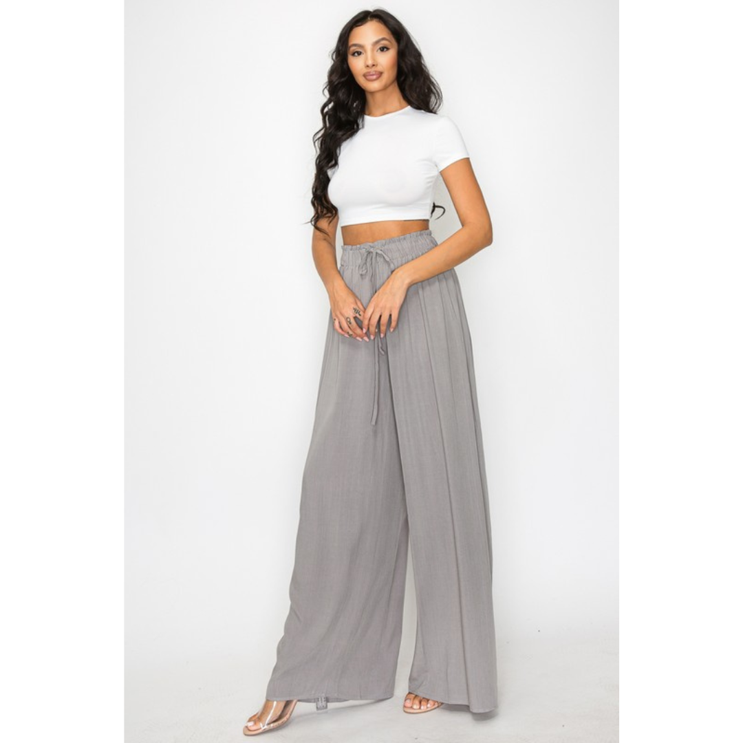 Capri Wide Leg Pants (2 colors)