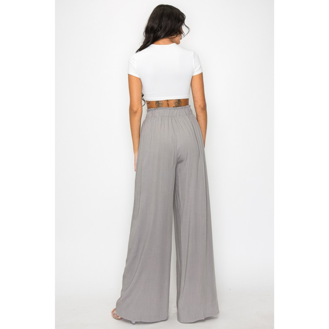 Capri Wide Leg Pants (2 colors)