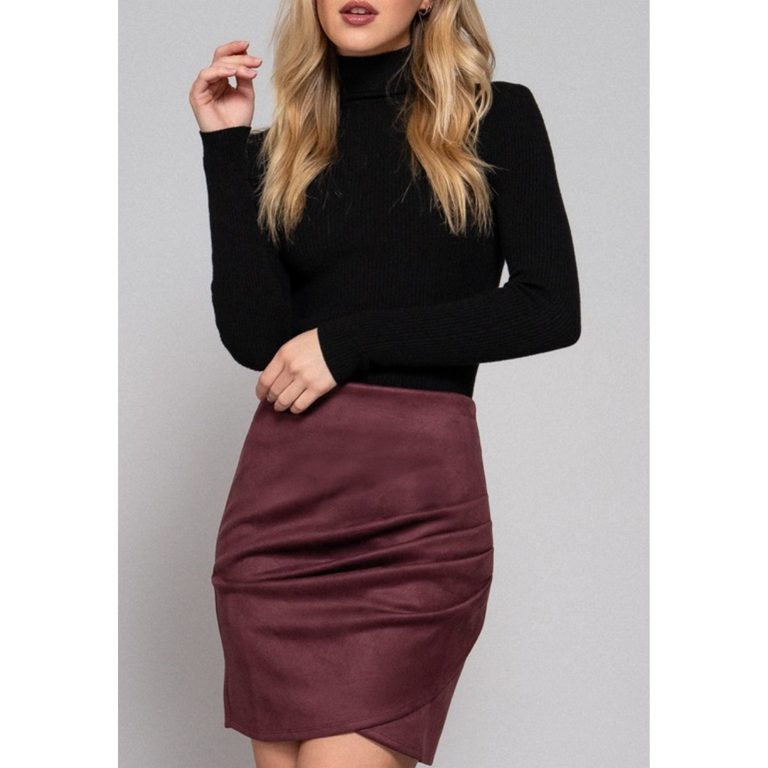 Casey Suede Mini Skirt (2 colors)