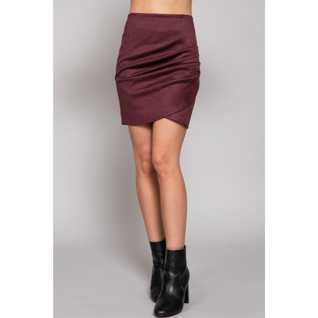 Casey Suede Mini Skirt (2 colors)