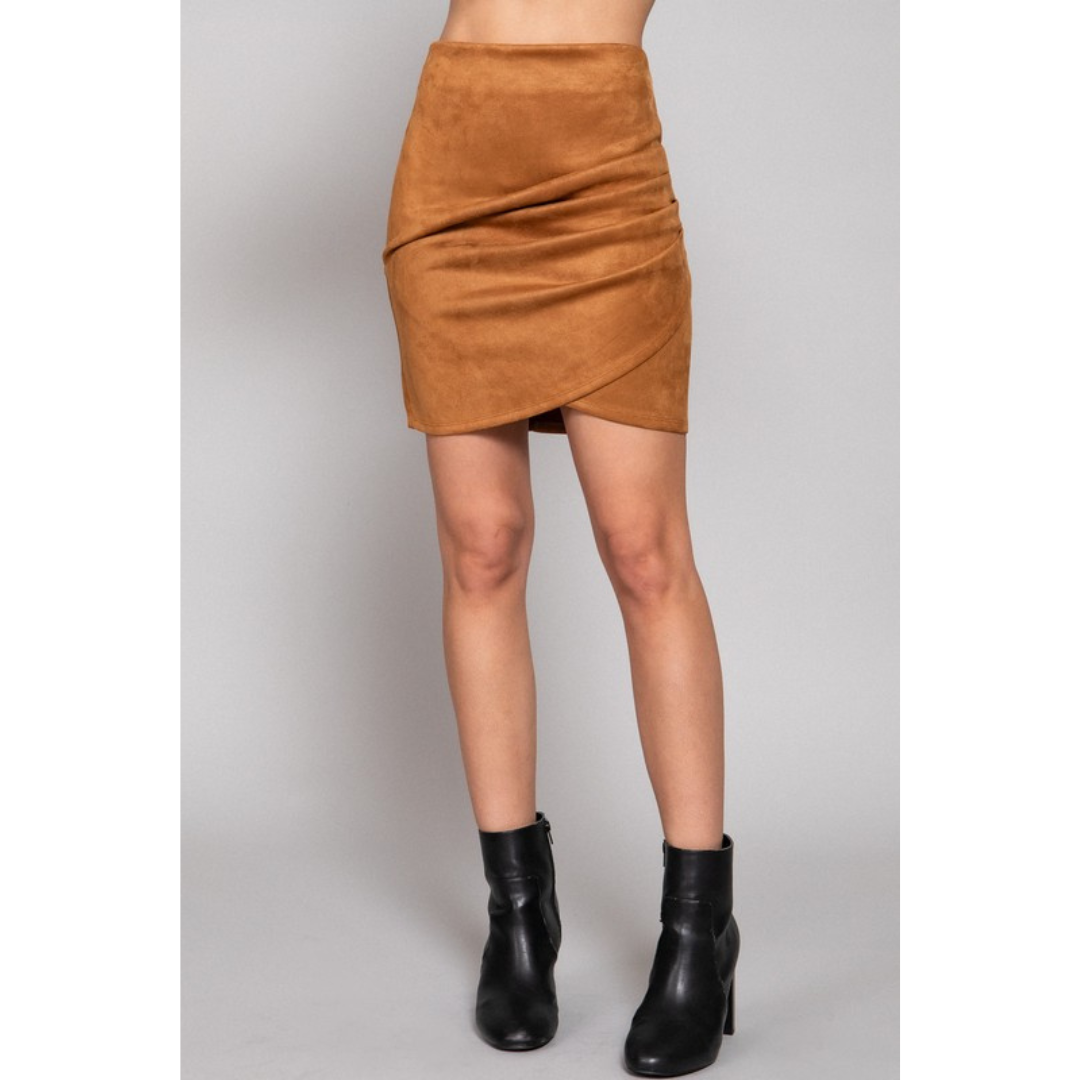 Casey Suede Mini Skirt (2 colors)