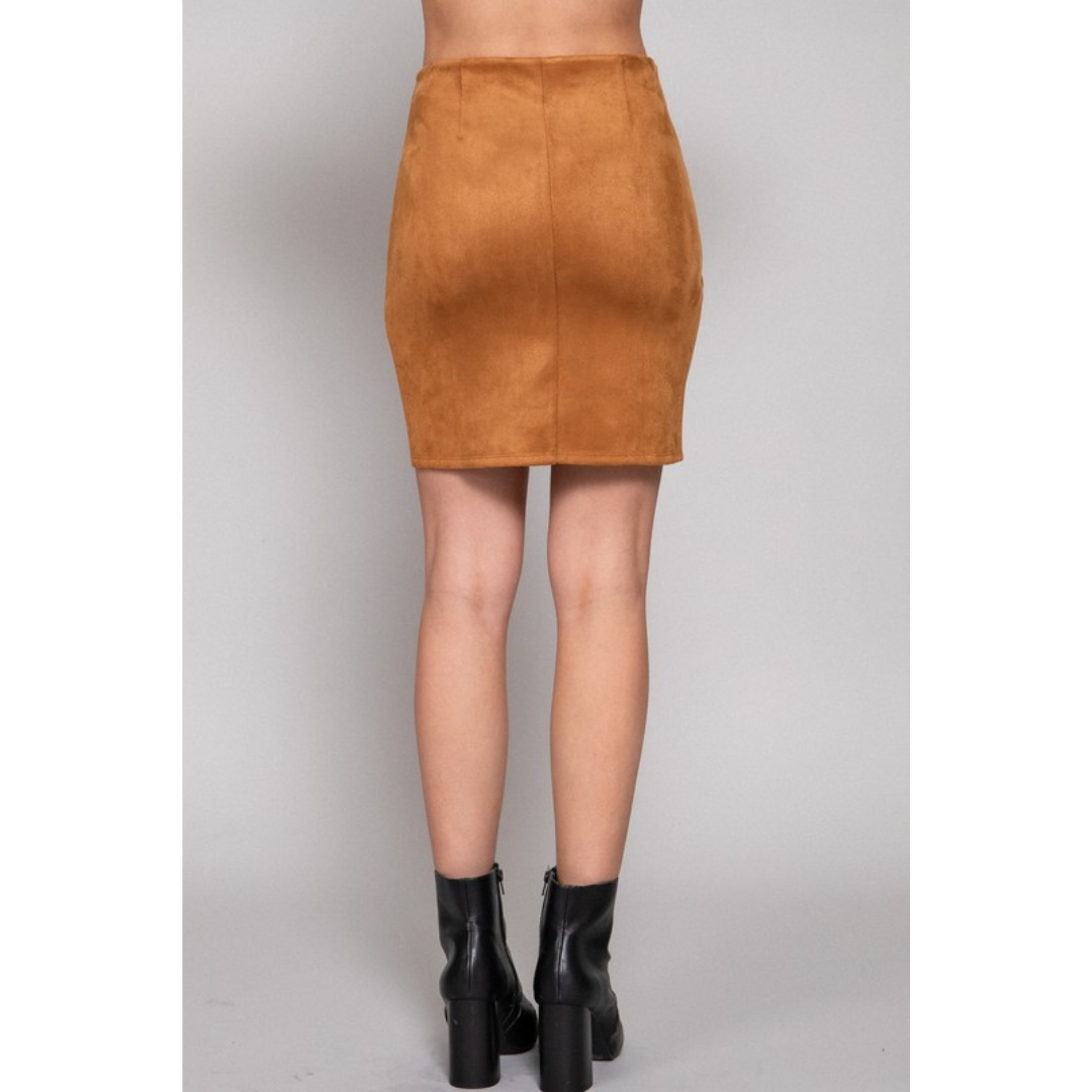 Casey Suede Mini Skirt (2 colors)