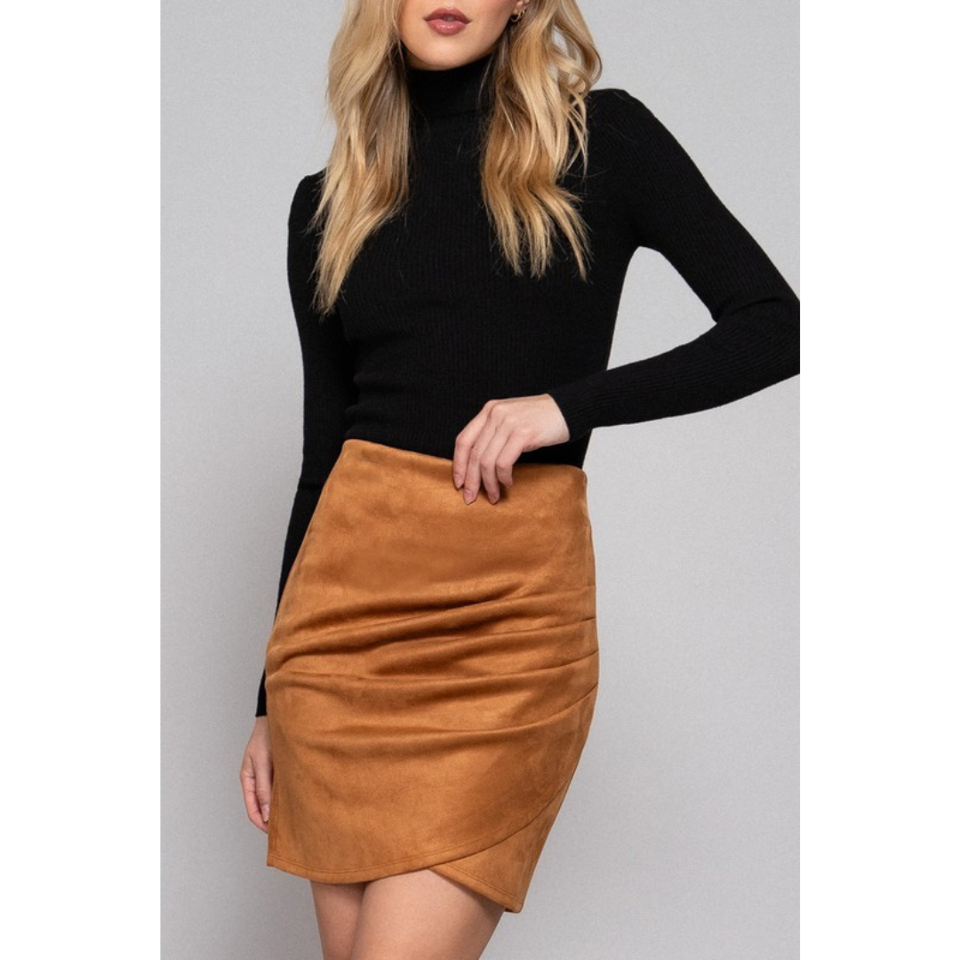 Casey Suede Mini Skirt (2 colors)