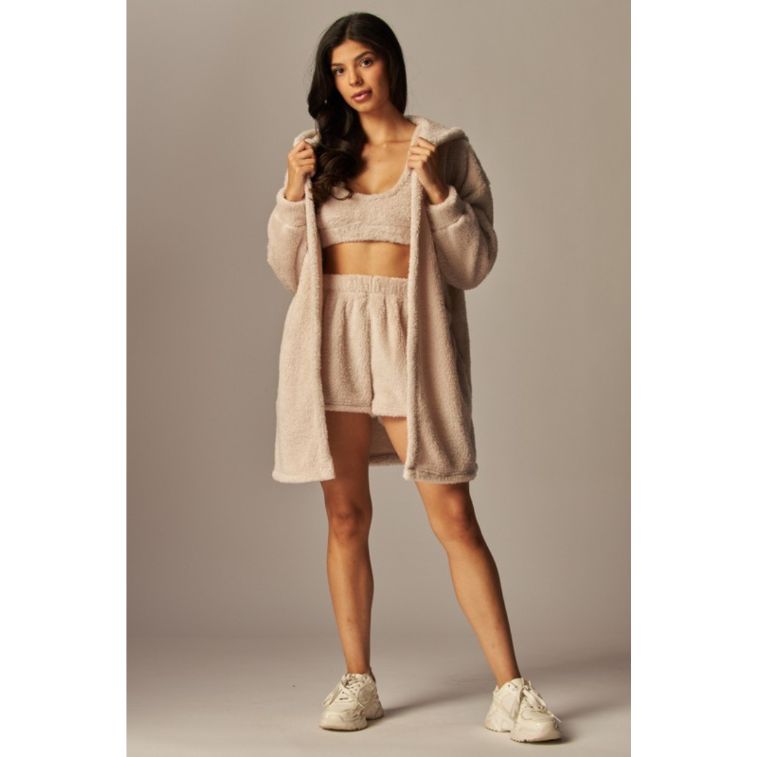 Cozy Fleece PJ Set (4 colors)