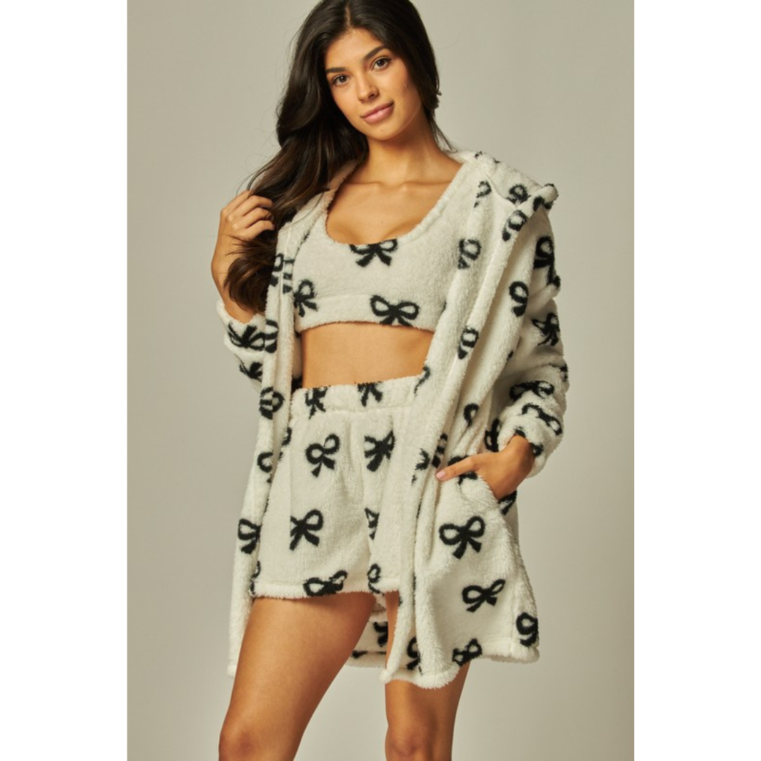 Cozy Fleece PJ Set (4 colors)