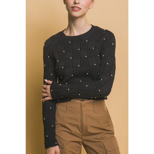 Frankie Cropped Sweater (2 colors)