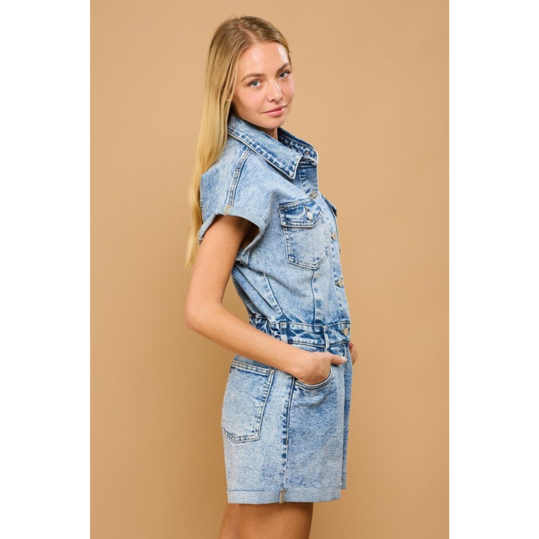 Indy Denim Romper