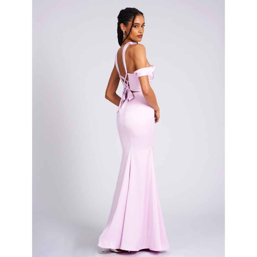 Ivona Satin Halter Gown (4 colors)