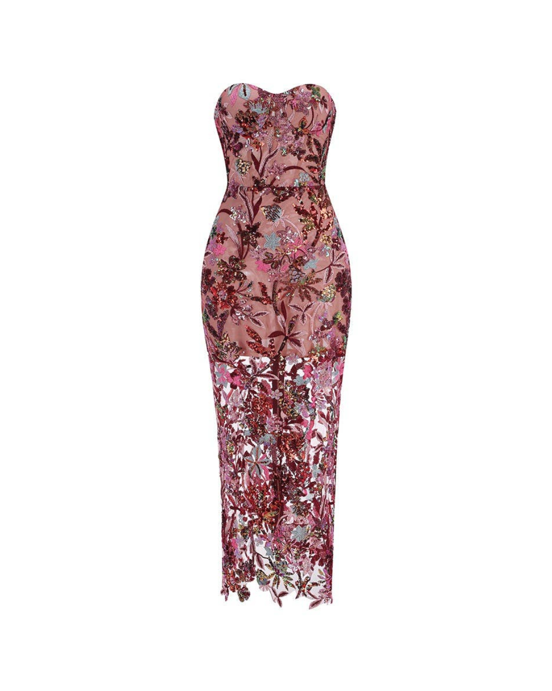 Julisa 3D Floral Midi