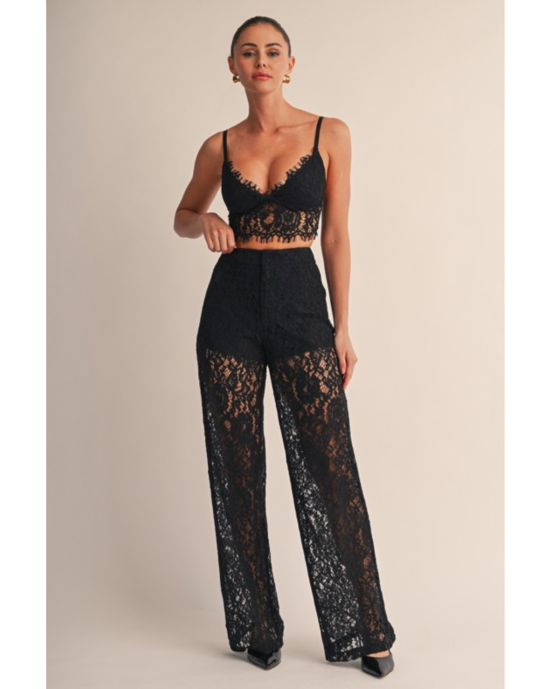 Laetitia Lace Pant Set