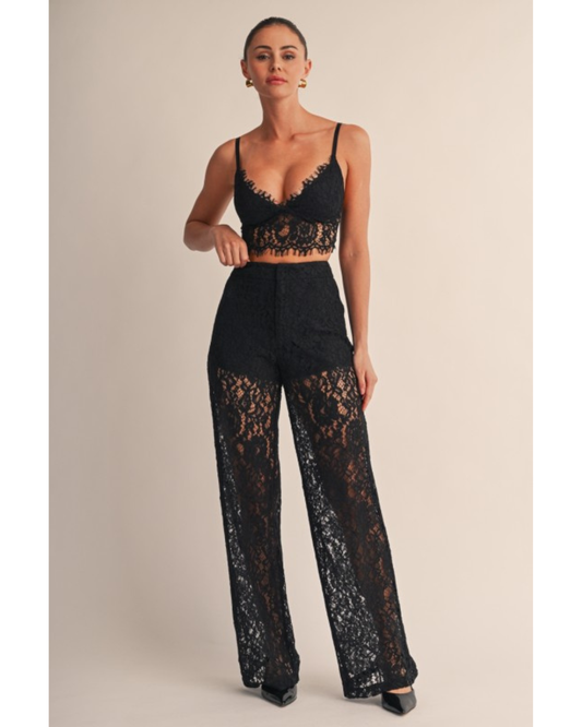 Laetitia Lace Pant Set