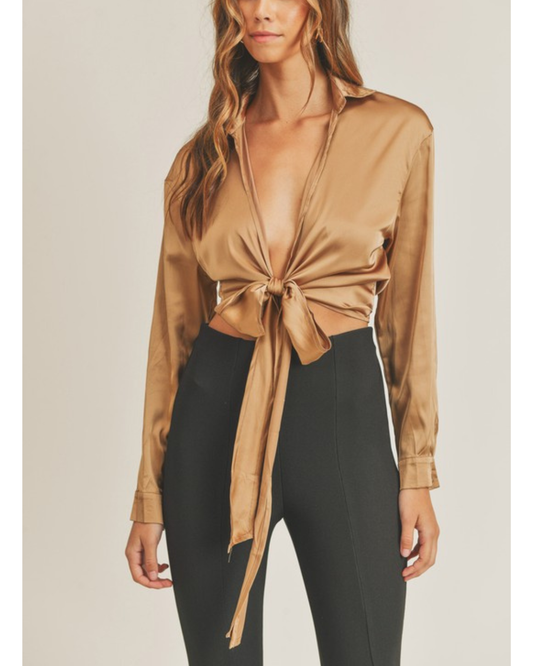 Mahalia Tie Shirt
