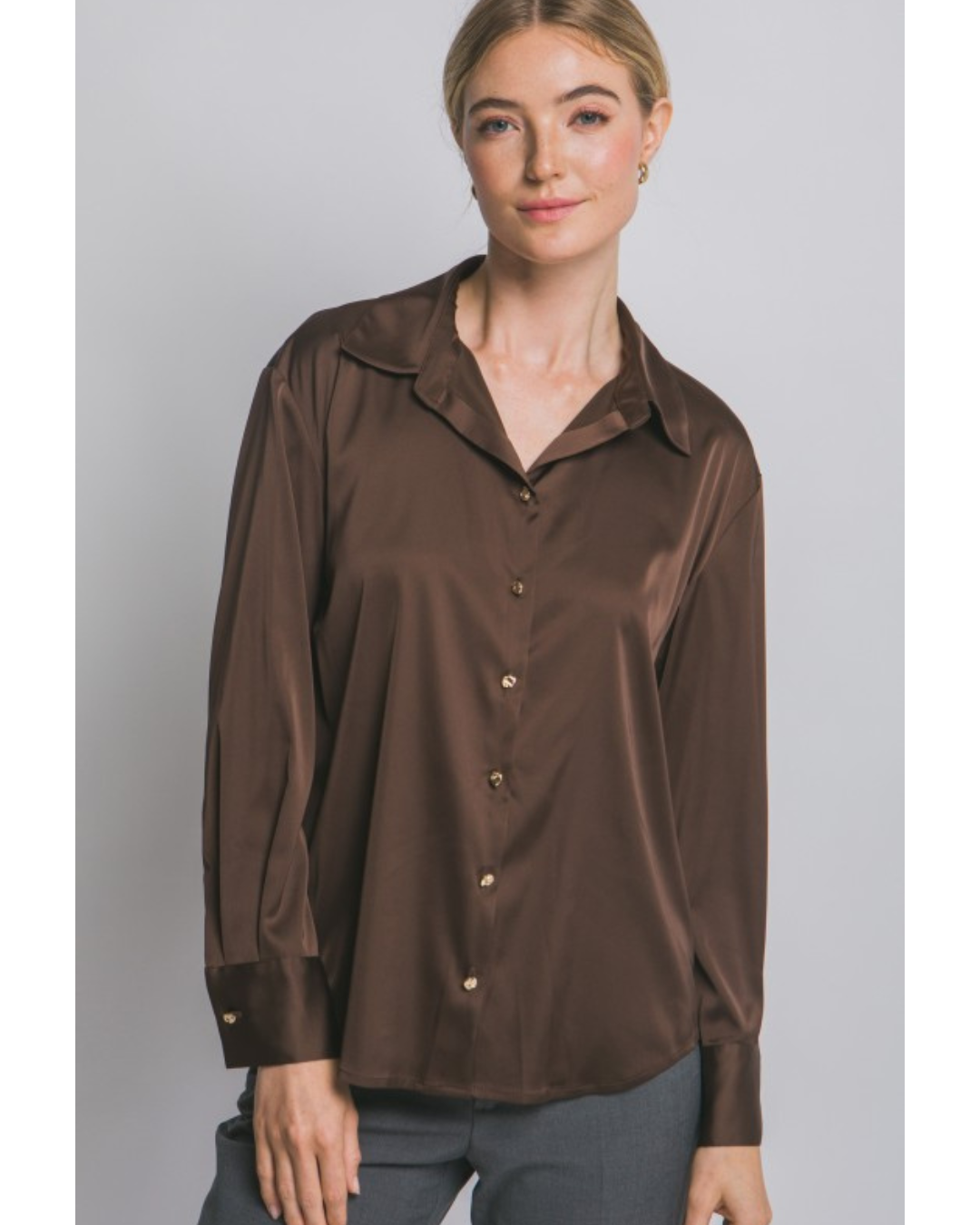 Mira Satin Shirt (2 Colors)