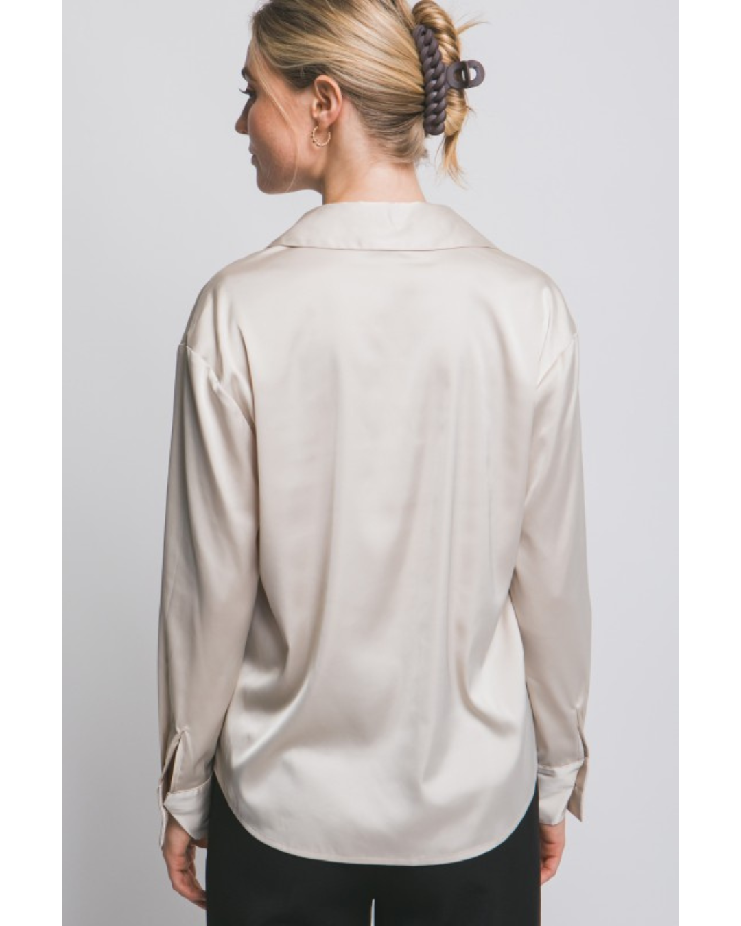 Mira Satin Shirt (2 Colors)