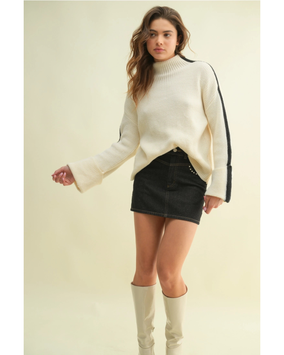 Nadja Contrast Sweater