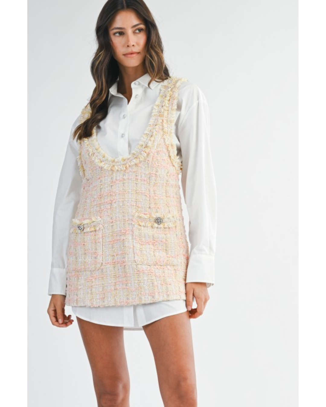 Penny Tweed Mini Dress