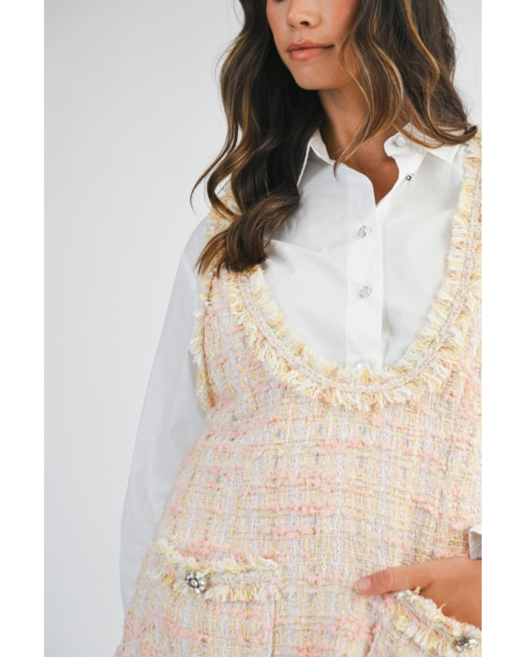 Penny Tweed Mini Dress