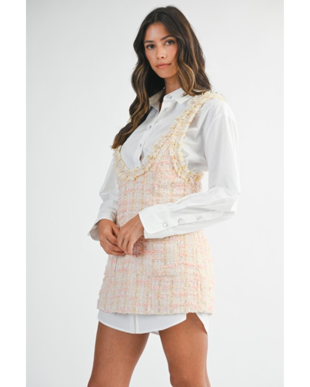 Penny Tweed Mini Dress