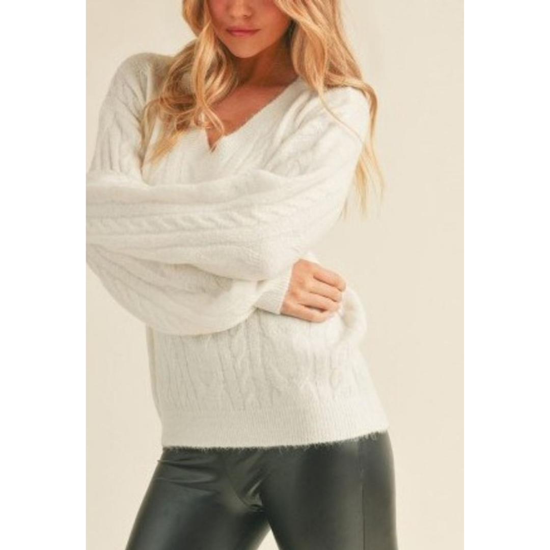 Sam Cable Knit Sweater (2 colors)