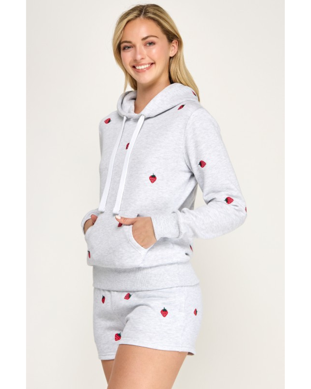 Strawberry Hoodie Set (2 colors)