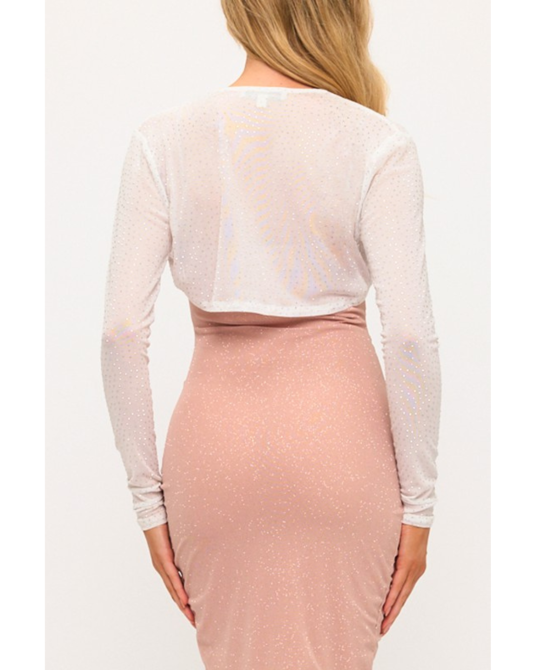 Studded Mesh Bolero (2 colors)