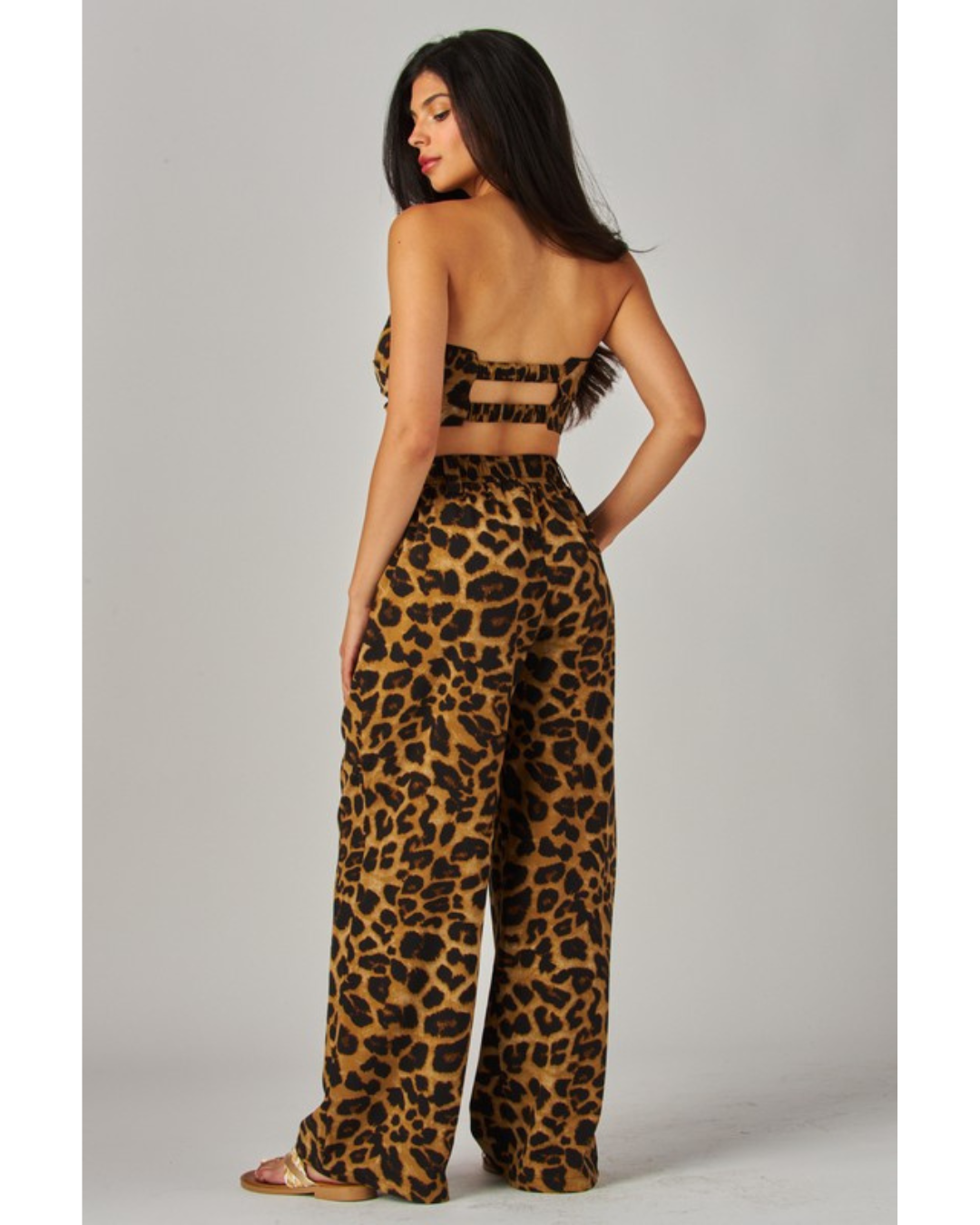 Talia Leopard Bandeau