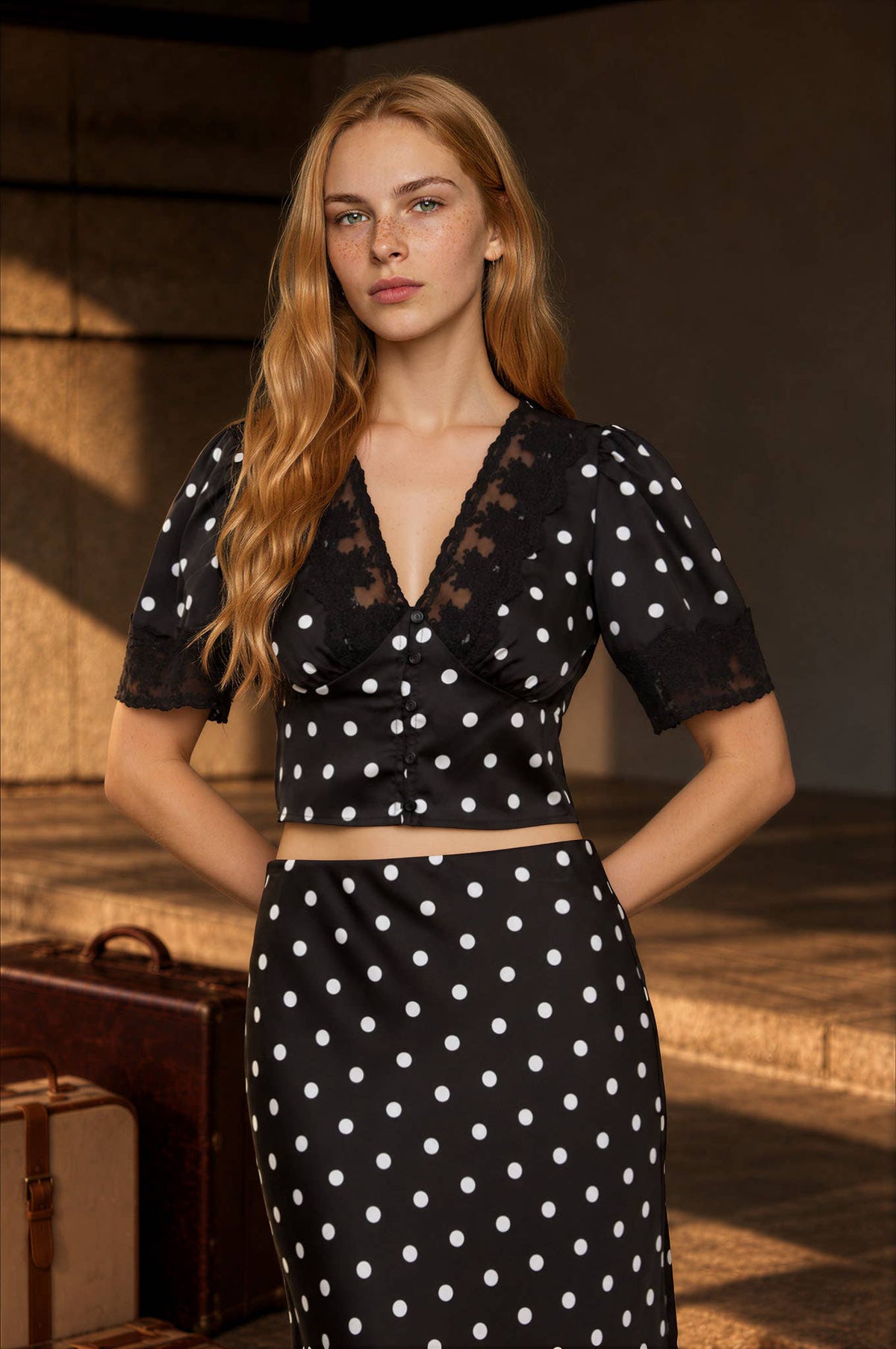 Betty V-Neck Top (2 colors)